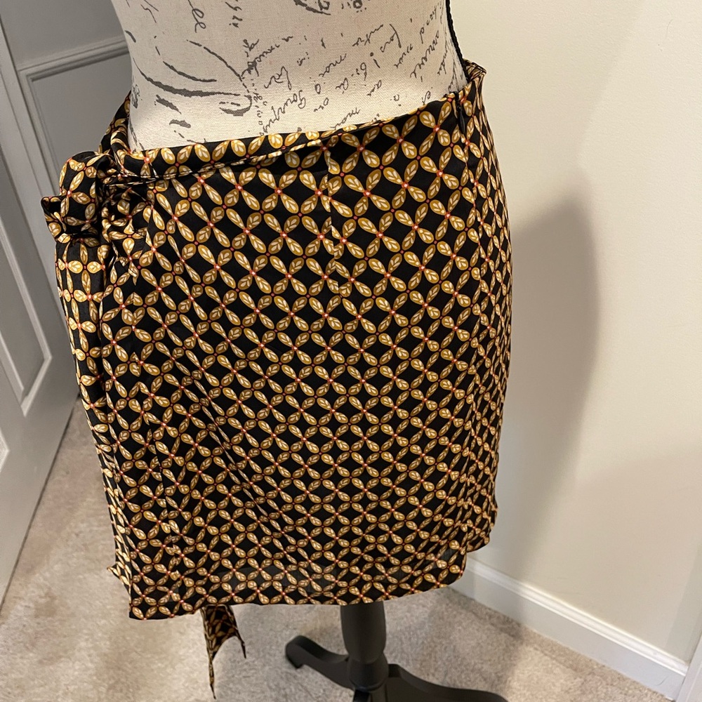 NWT mink pink black and gold mini skirt - Picture 4 of 4